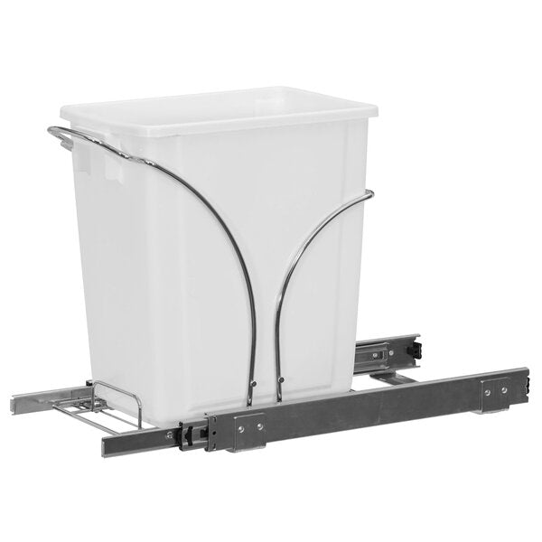 15'' H x 9.75'' W x 17.75'' D 5 Gallon Pull Out/Under Counter Trash Can Systems