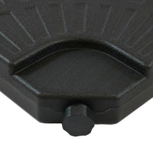 Load image into Gallery viewer, Jacobson Water/Sand Offset Cantilever Plastic Free Standing Umbrella Base, Each set includes 4 base plates to completely weigh down across base umbrella, made of durable plastic construction
