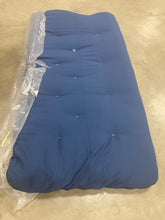 Load image into Gallery viewer, Twin Navy 8&quot; Cotton Futon Mattress
