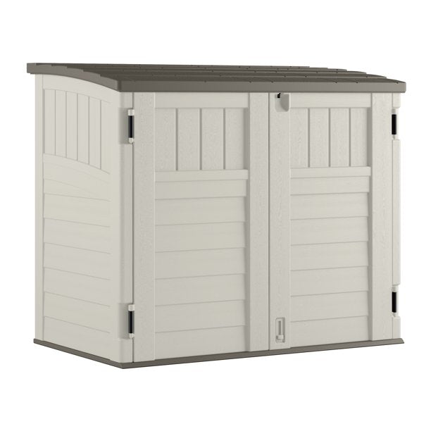 Suncast 34 cu. ft. Horizontal Outdoor Resin Storage Shed 6845RR