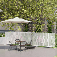 Load image into Gallery viewer, White 6.5 ft. H x 4 ft. W Privacy Screen Metal Fence Panel
