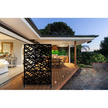Load image into Gallery viewer, 4 ft. x 2ft. Laser Cut Metal Privacy Screen, (Set of 3)
