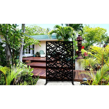 Load image into Gallery viewer, 4 ft. x 2ft. Laser Cut Metal Privacy Screen, (Set of 3)
