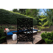 Load image into Gallery viewer, 4 ft. x 2ft. Laser Cut Metal Privacy Screen, (Set of 3)
