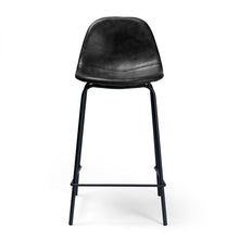 Load image into Gallery viewer, Faux Leather Counter And Bar Stool (black) #6019
