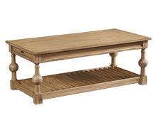 Load image into Gallery viewer, Wheat Louver Coffee Table with Storage (LW189)
