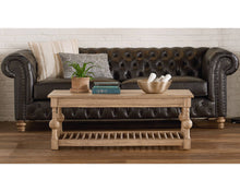 Load image into Gallery viewer, Wheat Louver Coffee Table with Storage (LW189)
