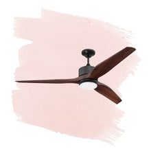 Load image into Gallery viewer, 60&#39;&#39; Alisson 3 - Blade Outdoor LED Propeller Ceiling Fan with and Light Kit Included
