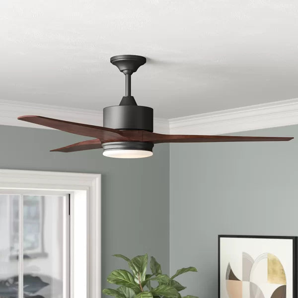 60'' Alisson 3 - Blade Outdoor LED Propeller Ceiling Fan with and Light Kit Included