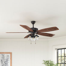 Load image into Gallery viewer, 60'' Croix 5 - Blade Standard Ceiling Fan with Light Kit Included 6819RR
