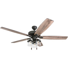 Load image into Gallery viewer, 60'' Croix 5 - Blade Standard Ceiling Fan with Light Kit Included 6819RR
