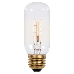 60 Watt T12 Incandescent, Dimmable Light Bulb, Warm White (2200K) E26/Medium (Standard) Base (Set of 12)