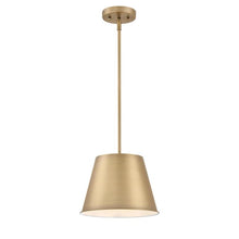 Load image into Gallery viewer, Derose 11&quot;  Single Light Pendant Brushed Brass 3471RR
