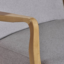 Load image into Gallery viewer, Mid-Century  Modern Wood Frame Fabric Armchair - NH440003 1668CDR
