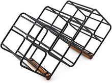 Load image into Gallery viewer, 12-Bottle Metal Stackable Wine Storage Rack, Antique Black

