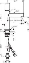 Load image into Gallery viewer, AXOR Uno Bathroom Sink Faucet, 1 Handle, 9 &#39;&#39; MRM616
