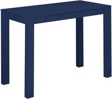 Load image into Gallery viewer, Ameriwood Home Glyndon Computer Desk with Drawer in Blue Finish #9855
