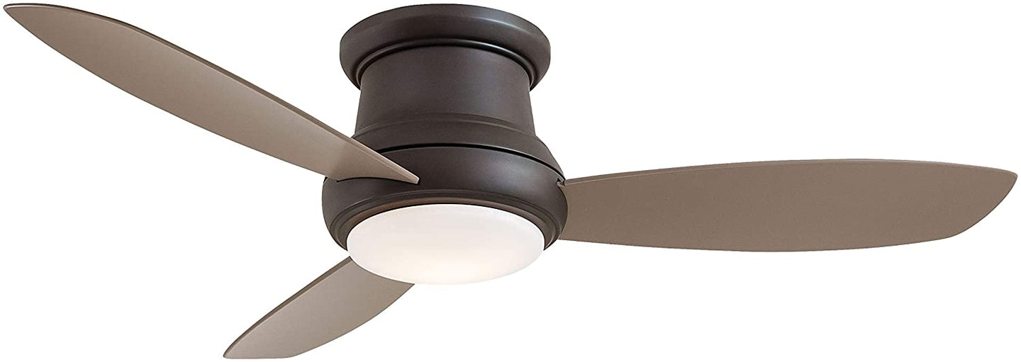 Minka-Aire F519L-ORB Concept II 52-inch Ceiling Fan with Integrated 14W LED Light in Oil-rubbed Bronze Finish MRM452