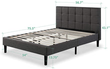 Load image into Gallery viewer, Lottie Upholstered Platform Bed Frame Full  *AS IS #1190HW
