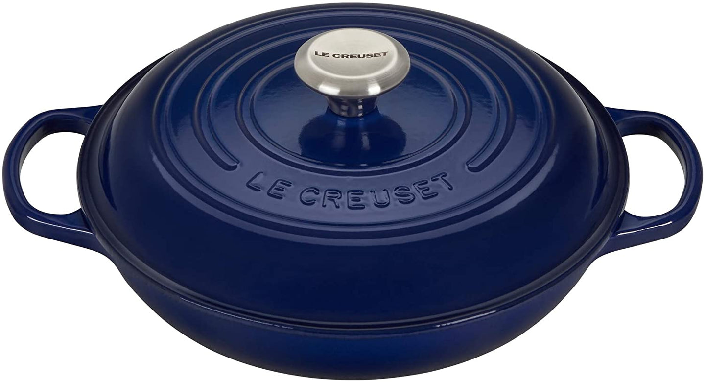 Le Creuset Signature Enameled Cast-Iron Round Braiser #712HW