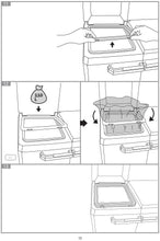 Load image into Gallery viewer, Keter 9736000 Recycling Cabinet - 26.8 x 15.4 x 33.5 in - Gray 4674RR
