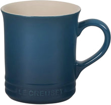 Load image into Gallery viewer, Le Creuset Stoneware Set of 4 Mugs, 14 oz. each, Deep Teal GL1050
