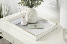 Load image into Gallery viewer, 13x19 Inch Decorative Wood Ottoman/Coffee Table Tray Featuring Earthen
