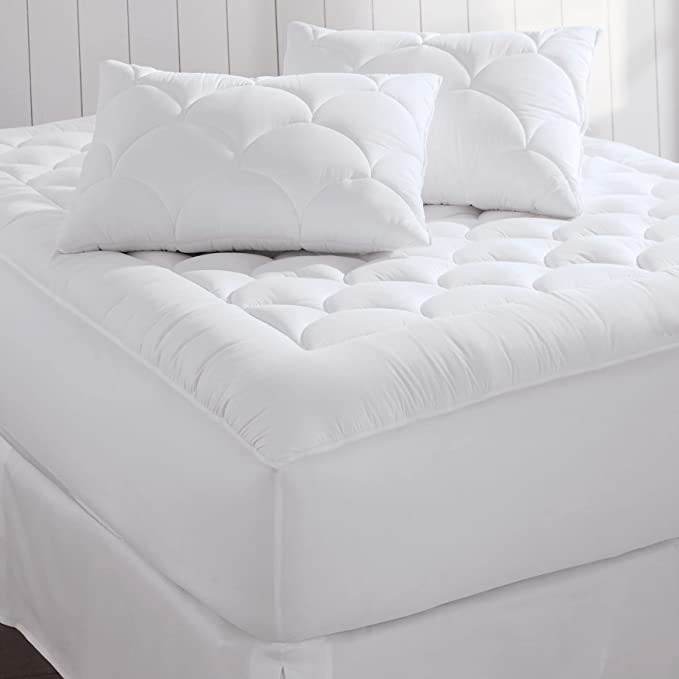 Magic Cloud Mattress Pad King, White