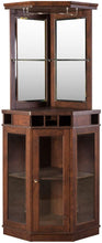 Load image into Gallery viewer, Home Source Corner Bar Unit, Mahogany
