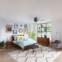 Load image into Gallery viewer, Hunter Fan 52in Hartland Low Profile Ceiling Fan in Noble Bronze with LED Light and Pull Chain MRM4047
