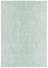 Load image into Gallery viewer, SAFAVIEH Outdoor Courtyard Ivory / Green Rug, 2&#39;7&quot; x 5
