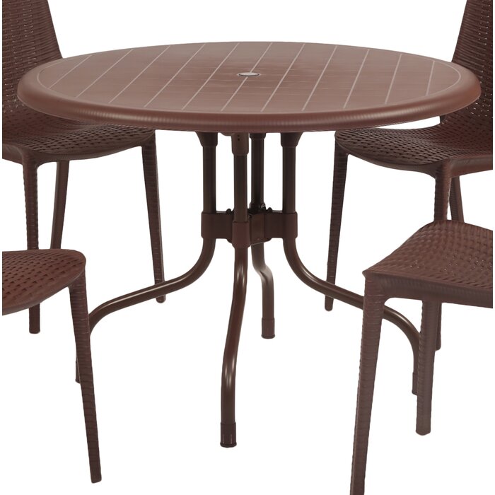 Rockwell Bistro Table, Color: Brown, #6372