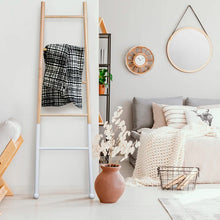 Load image into Gallery viewer, 63&#39;&#39; Tall Solid Wood Blanket Ladder

