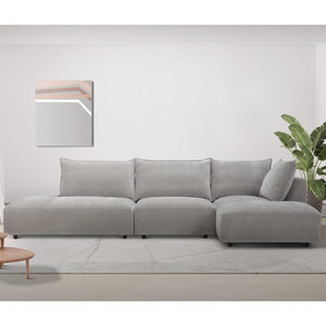 Gilman Creek Macon Grey Fabric Sectional Sofa