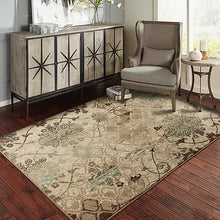 Load image into Gallery viewer, Modern Area Rugs Blue Floral Rug, Small 4&#39;x6&#39;
