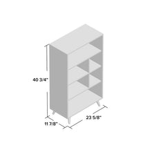 Load image into Gallery viewer, White Jaliyah Standard Bookcase, #6498
