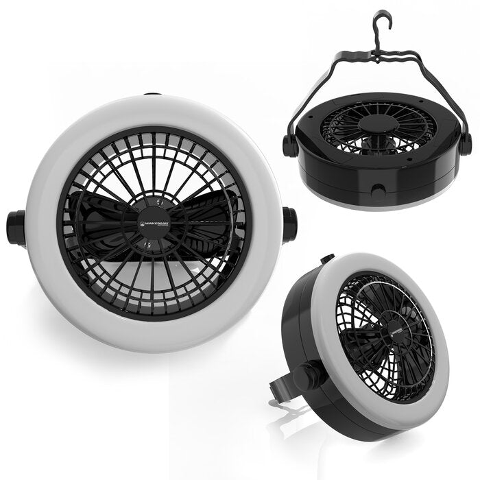 Portable Camping Lantern with Fan, #6502