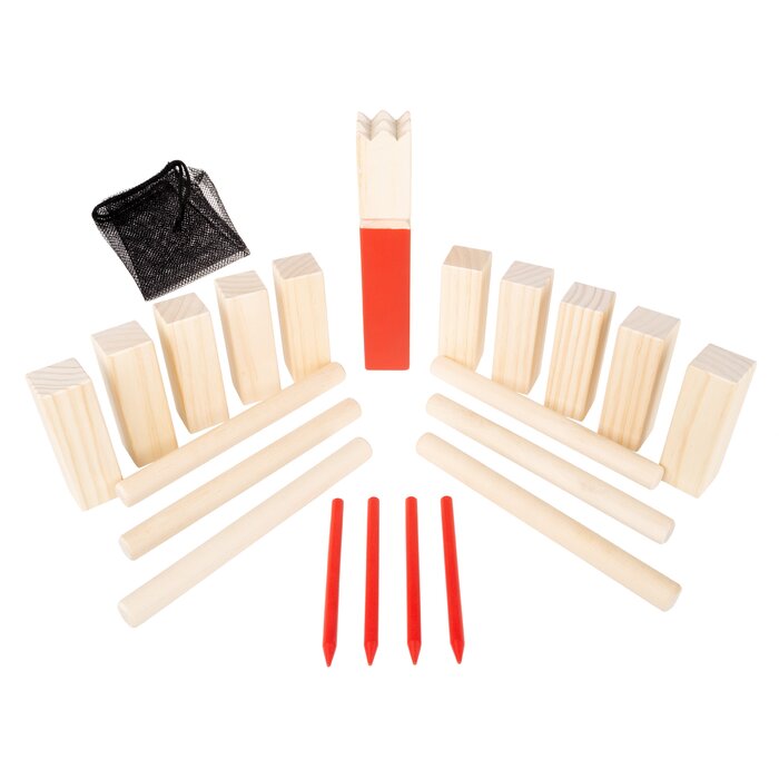 Tan Viking Chess Lawn Game Kubb, #6503