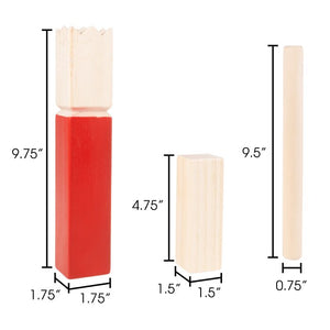 Tan Viking Chess Lawn Game Kubb, #6503