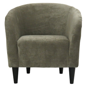 Hana Barrel Chair, Color: Elizabeth Platinum, #6551