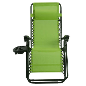 Green Arnoldsville Reclining/Folding Zero Gravity Chairs (2), #6553