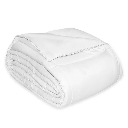 Microfiber Down Alternative Twin Comforter in White