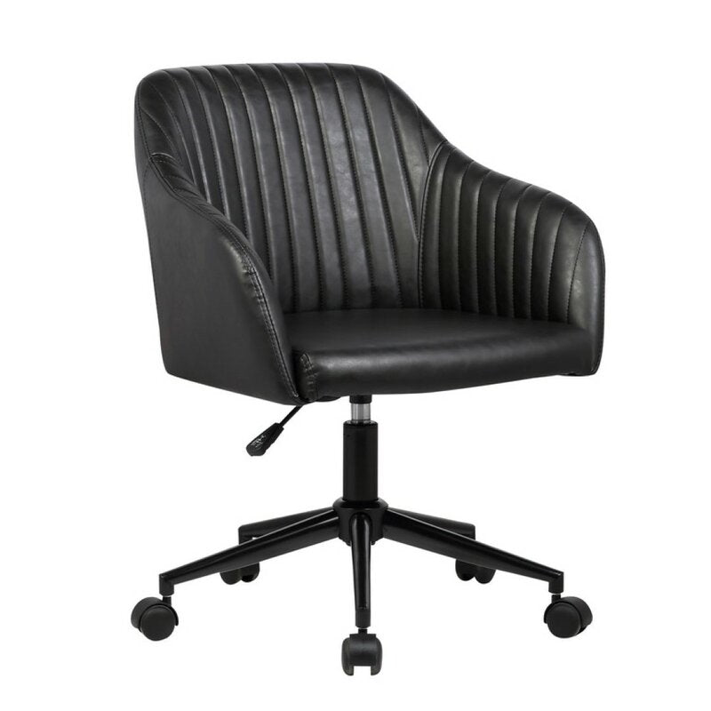 Flannigan Task Chair, Color: Black, #6567