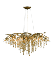 Load image into Gallery viewer, Autumn Twilight 6-Light Chandelier, Color: Mystic Gold, #6594
