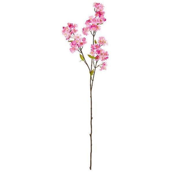 Nearly Natural Cherry Blossom Artificial Flower Spray, Pink - Set of 4 - 459CE