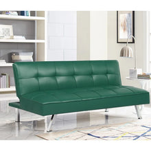 Load image into Gallery viewer, 66.1&quot; Faux Leather Armless Sleeper
