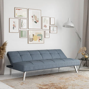 66.1" Wide Tufted Back Convertible Sofa
