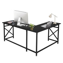 Load image into Gallery viewer, Ithica Reversible L-Shape Desk, Color: Black, #6633
