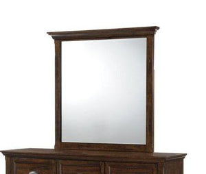 Kamarre Rectangular Traditional Beveled Dresser Mirror, Color: Brown, #6659
