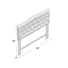 Load image into Gallery viewer, Cleveland Upholstered Panel Headboard, Color: Off-White, #6683
